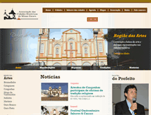 Tablet Screenshot of cidadeshistoricasdeminas.com.br